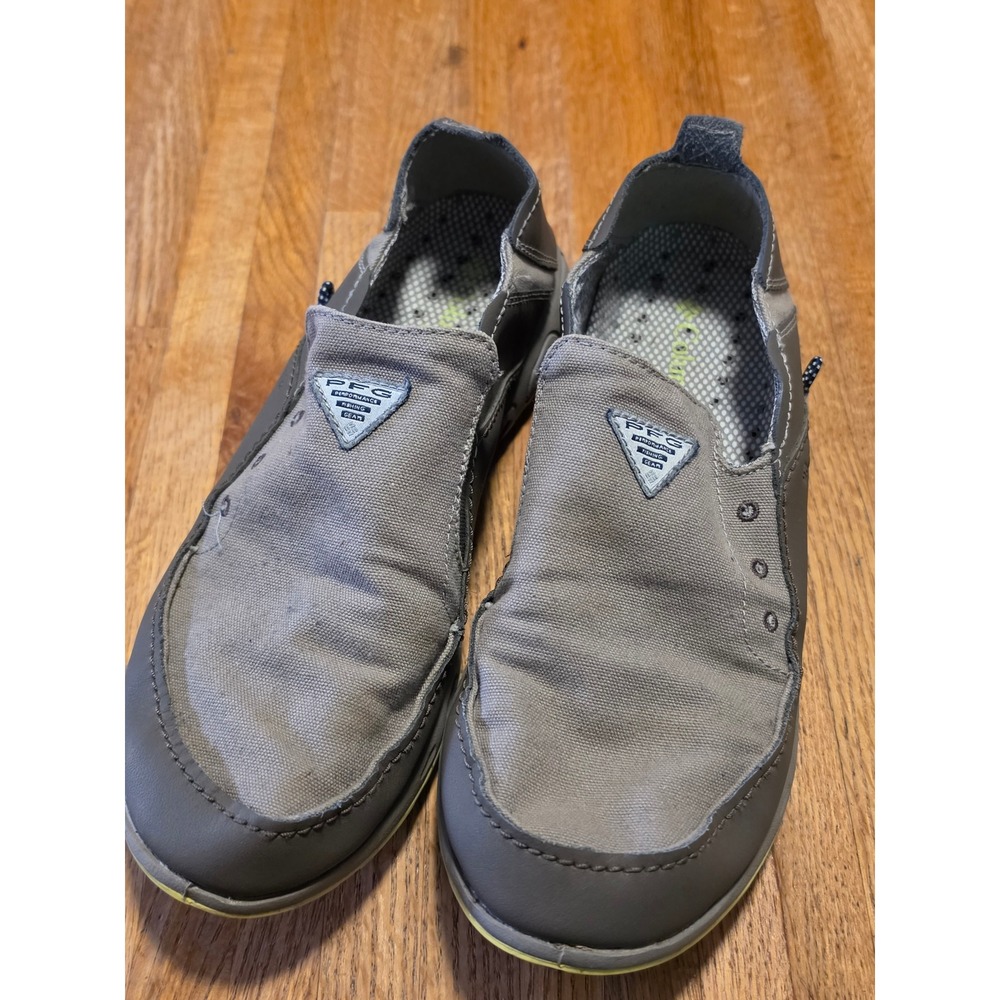 Columbia PFG Bahama Vent Loco II Mens 9 Grey Fishing Boat Shoes BM2663-005